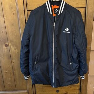 Converse Classic Black Varsity Jacket